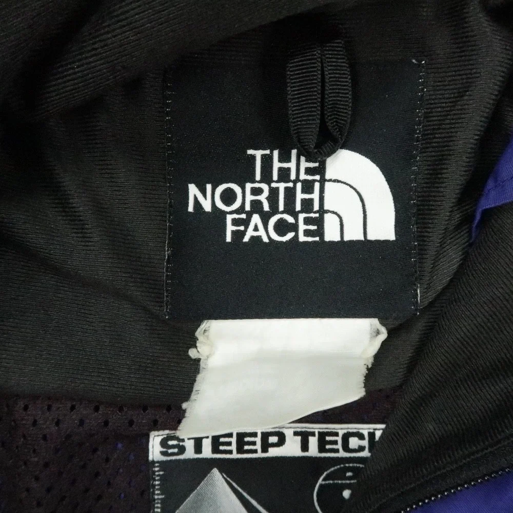 The North Face Jacket Mens Large Black Purple Steep Tech Hooded Scot Schmidt *